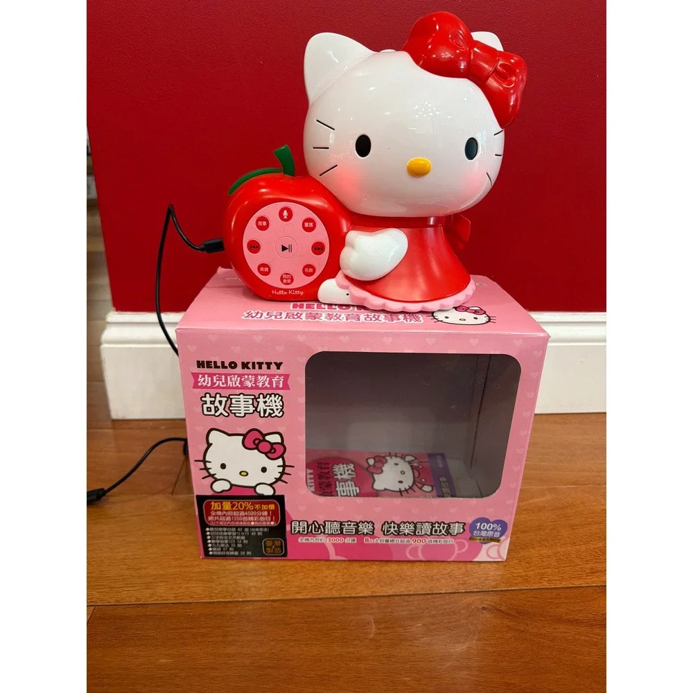 Sanrio Hello Kitty‎ Story Machine Kids Red White Apple Audio Player OS